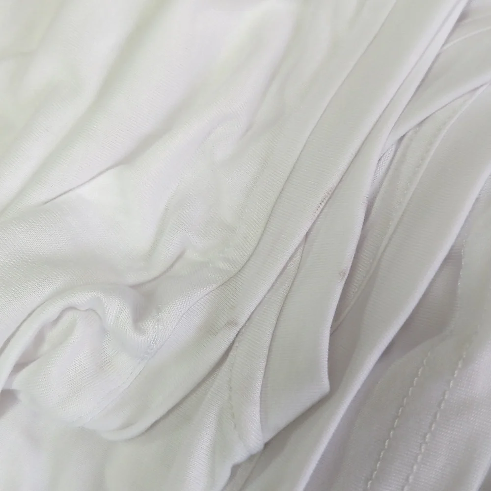 Bamboo Cool Men's White Crew Neck T-Shirt - 6 Pack Size XL - Picture 3 of 5